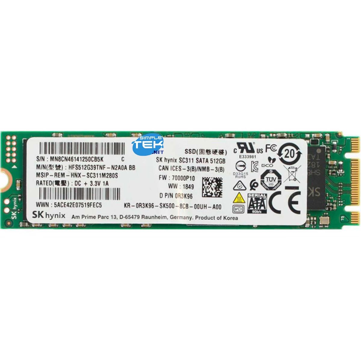 Skhynix Sc300 256GB SSD M.2 SATA NGFF 2280 Solid State Drive