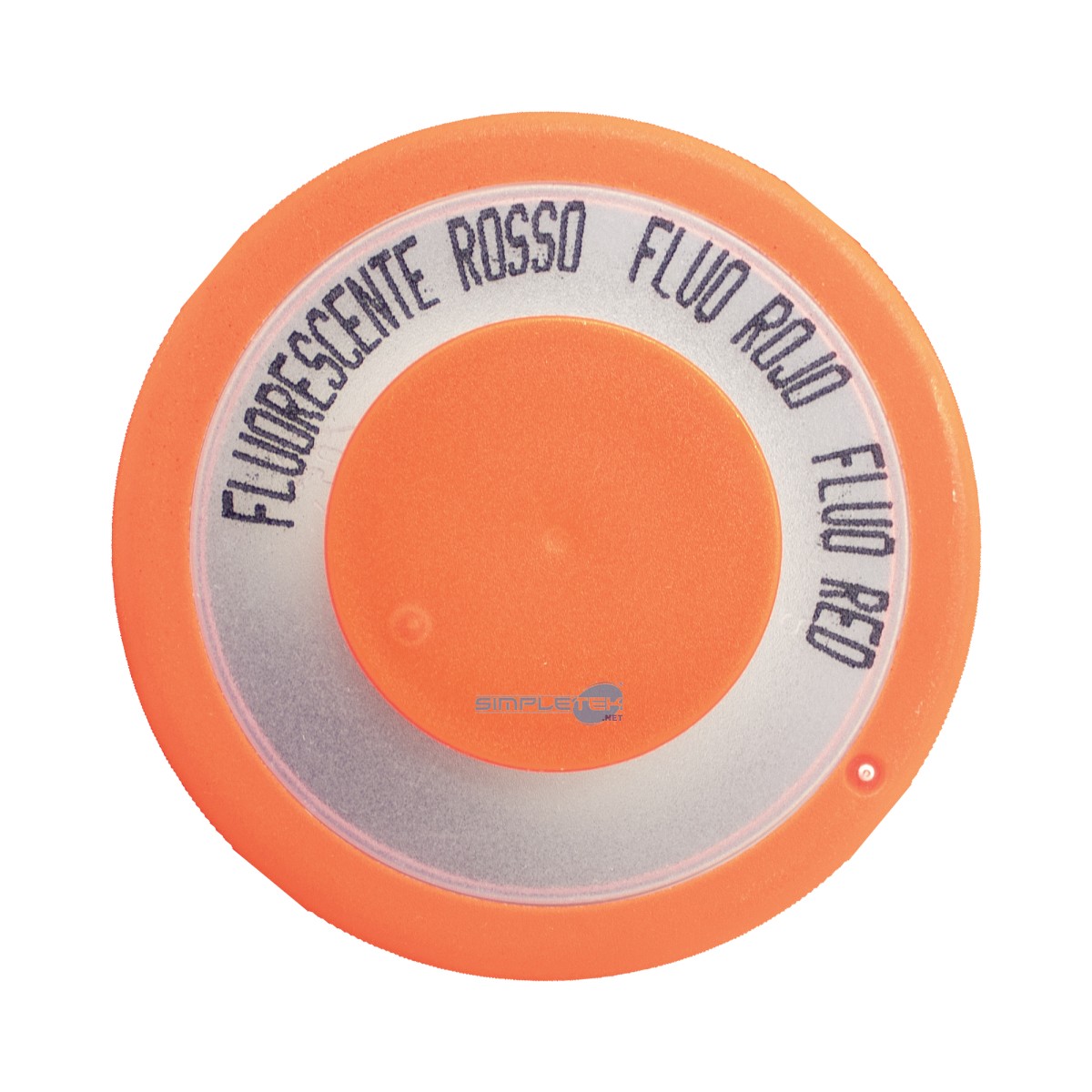 Bomboletta Spray Vernice Fluorescente Luminescente Rosso Segnalazione Smalto_