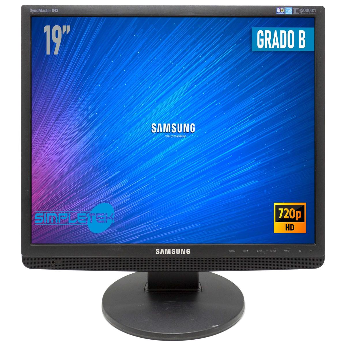 MONITOR SCHERMO DISPLAY SAMSUNG 943BM 19" 5:4 VGA DVI VESA PC COMPUTER CASSA - Imagen 1 de 6
