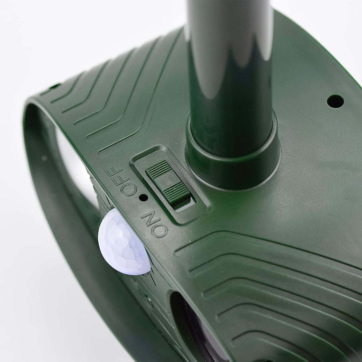Animal Ultrasound Solar Motion Sensor Repellent_