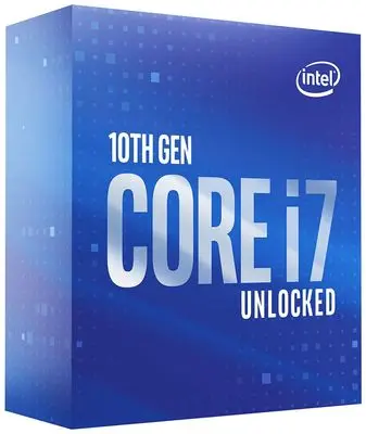 cpu box lga 1200 intel core i7 10700k