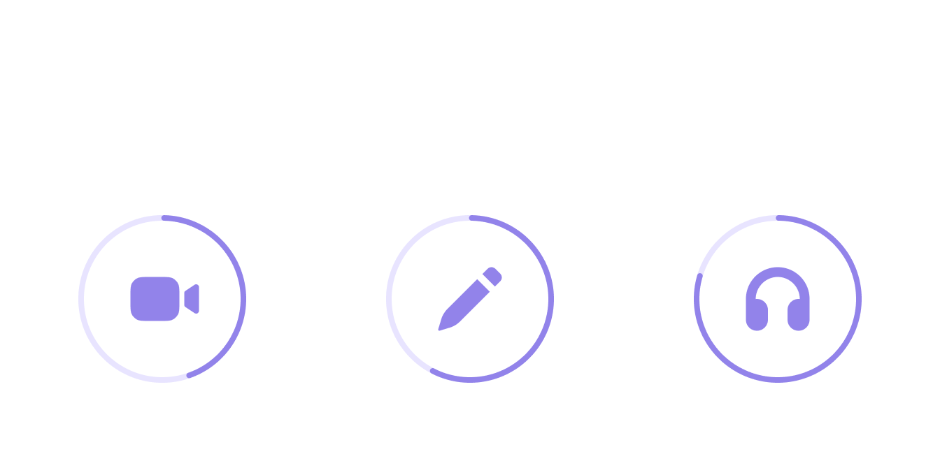 Progress tracking preview