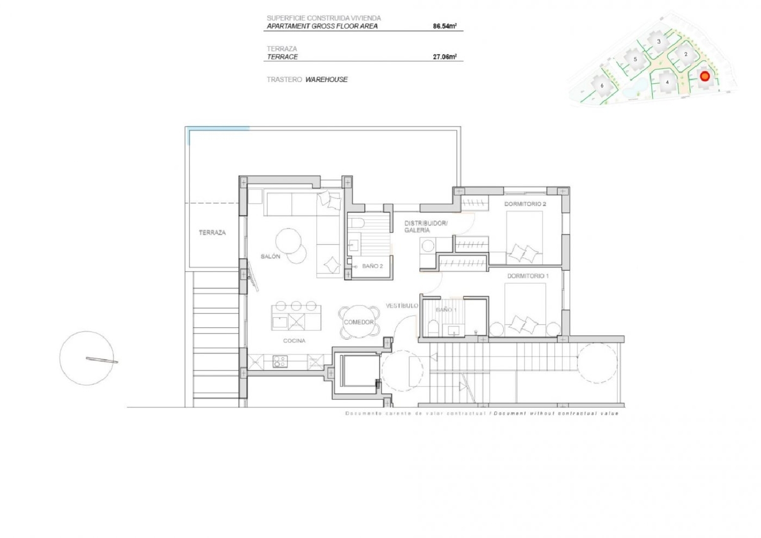  for sale apartment A Torre Arzúa 6