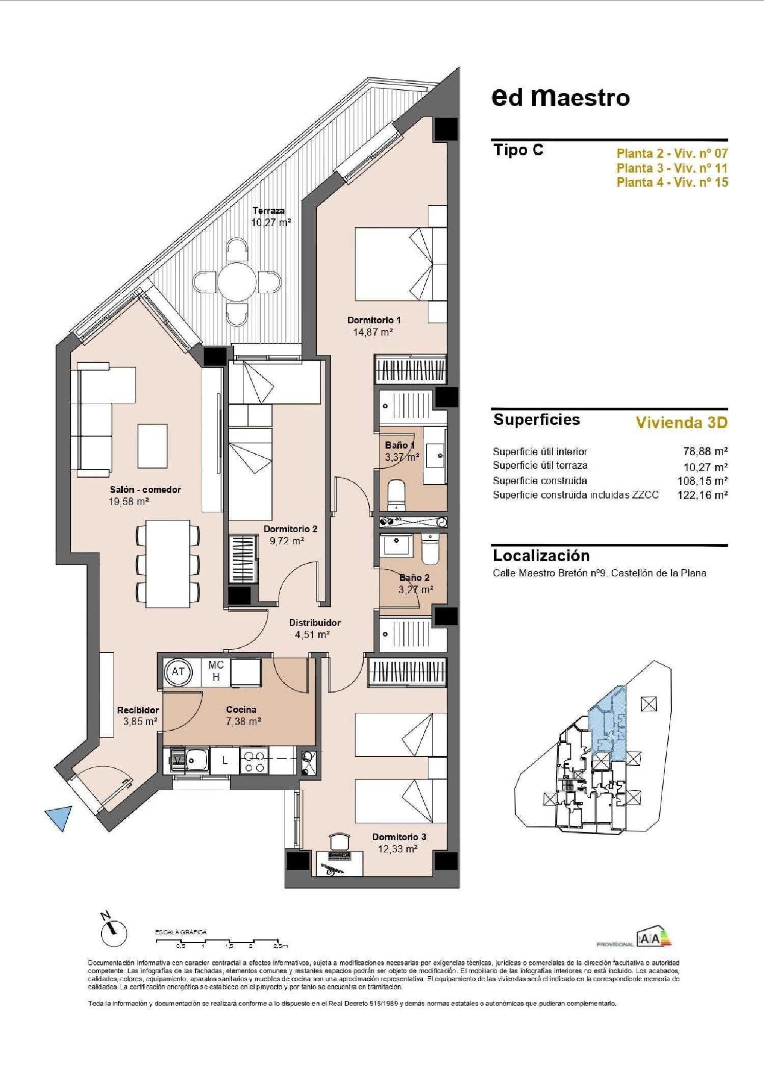  à vendre appartement Castellons Marina Alta 5
