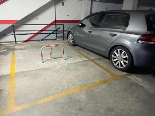 Valencia De Las Torres Campiña Sur Parkplatz Bild 6316026