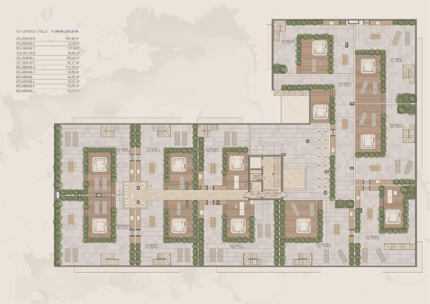  te koop penthouse A Torre Arzúa 12