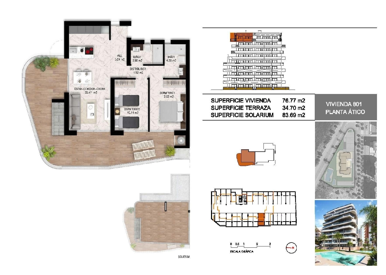  à vendre penthouse Guardamar Del Segura Baix Segura 10
