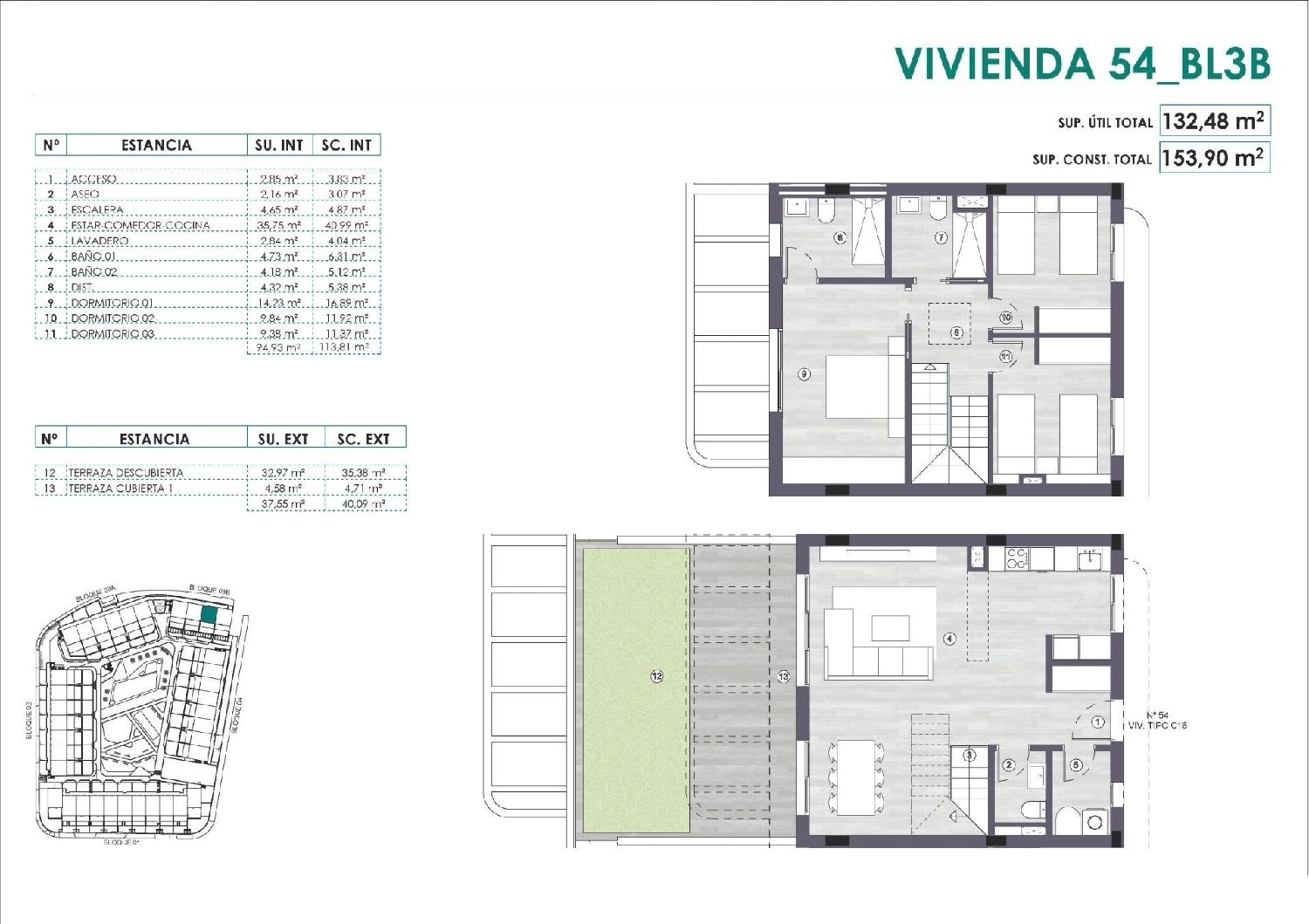  à vendre penthouse Monforte Del Cid Vinalopó Mitjà 24