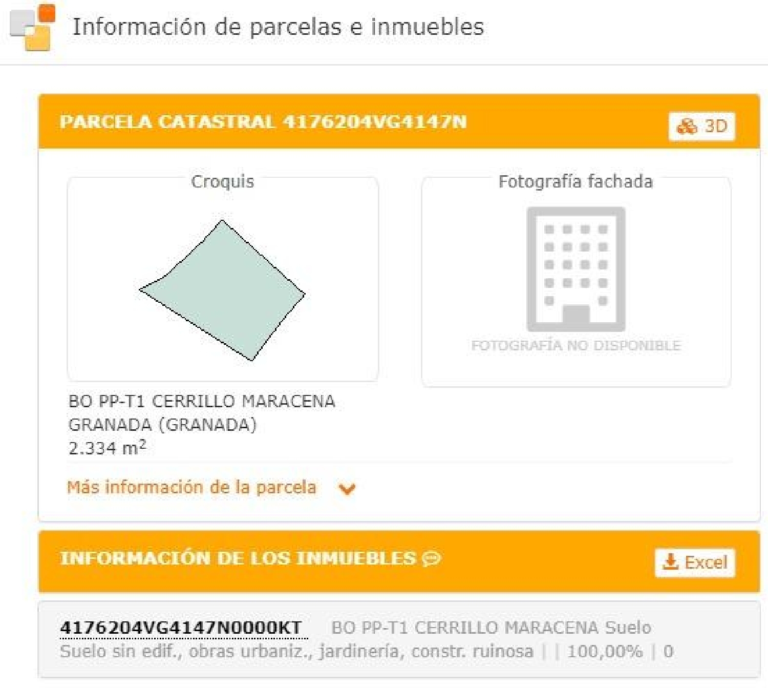 en venta terreno Barrio De Granada Alacantí 3