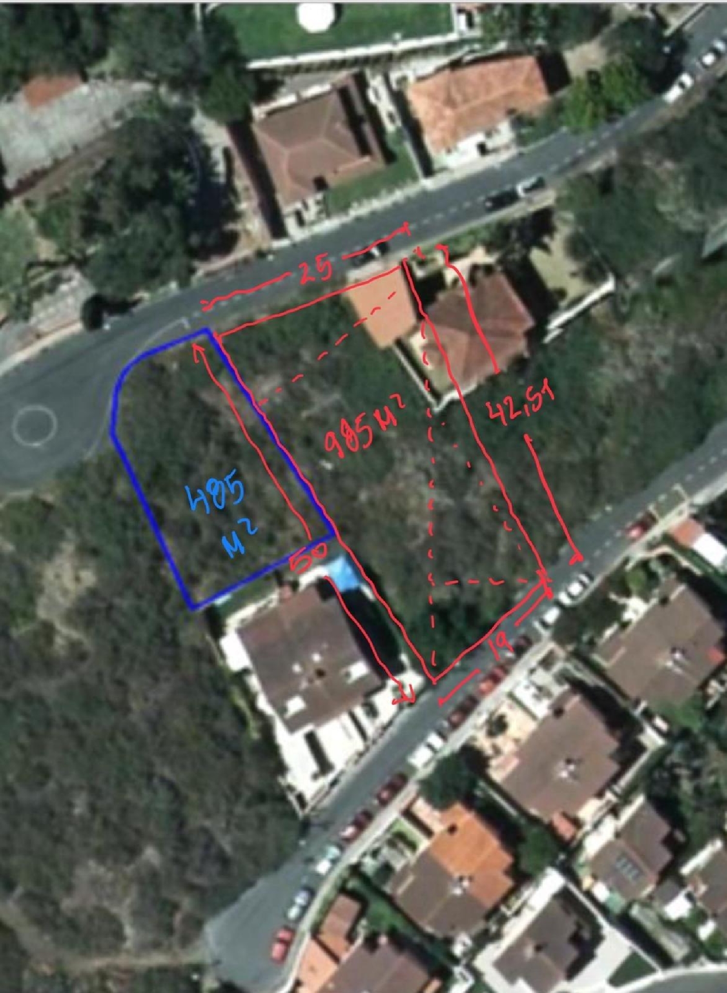  for sale plot Costa De Santa Brigida Selva 5