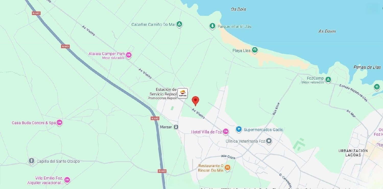  till salu tomt Foz Mariña Central 8