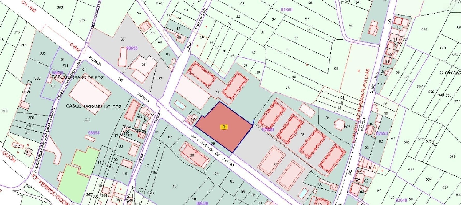  till salu tomt Foz Mariña Central 5