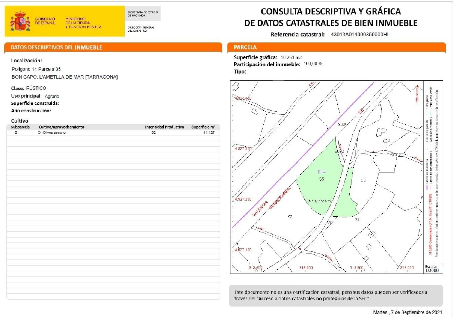  en venta terreno L'ametlla De Mar Baix Ebre 3