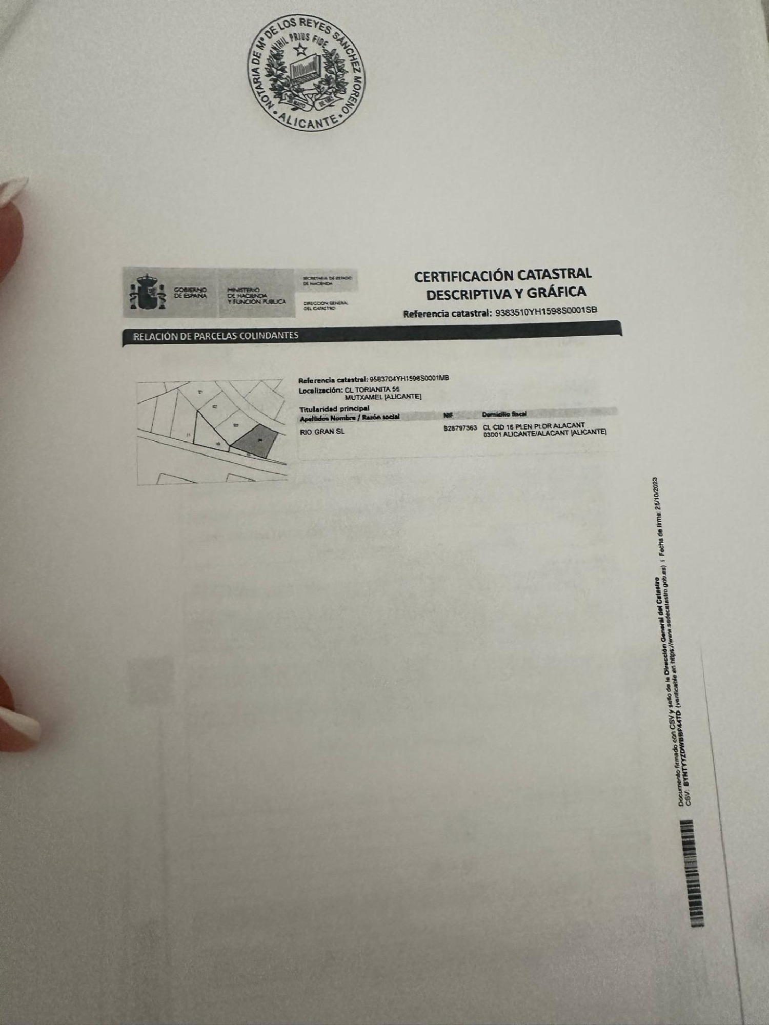 te koop perceel Mutxamel Alacantí 5