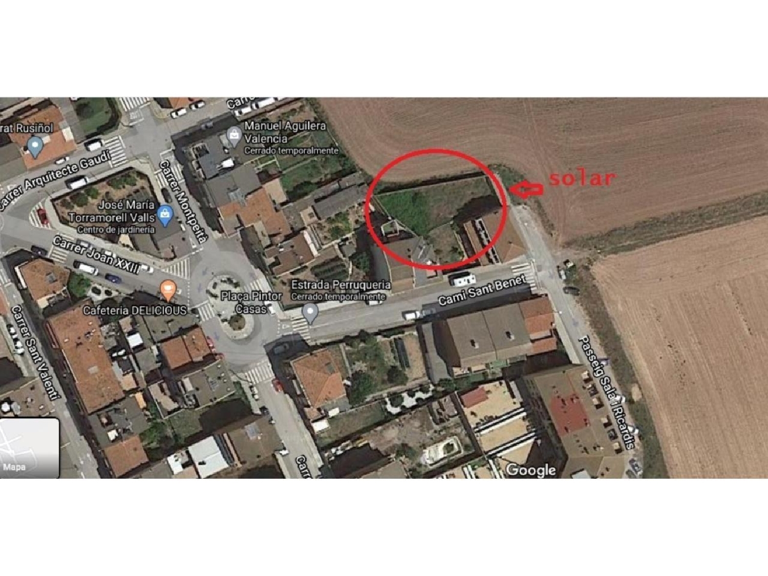  for sale plot Sant Fruitos De Bages Bages 1