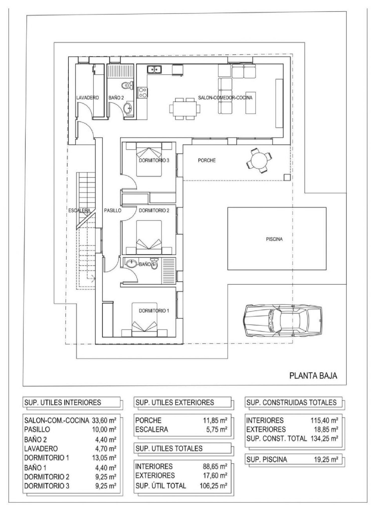  à vendre villa Pinoso Vinalopó Mitjà 25
