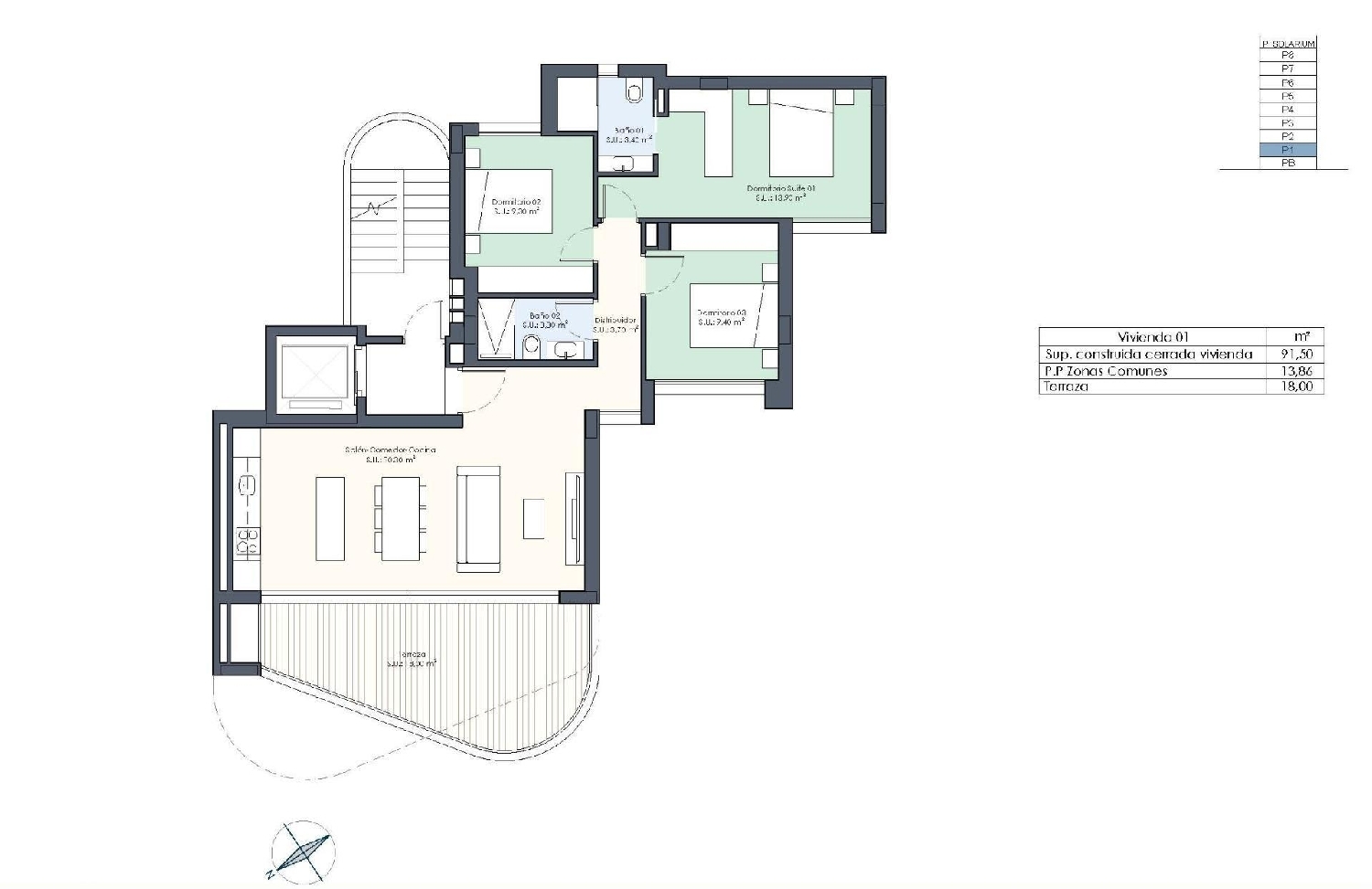  till salu lägenhet Guardamar Del Segura Baix Segura 17