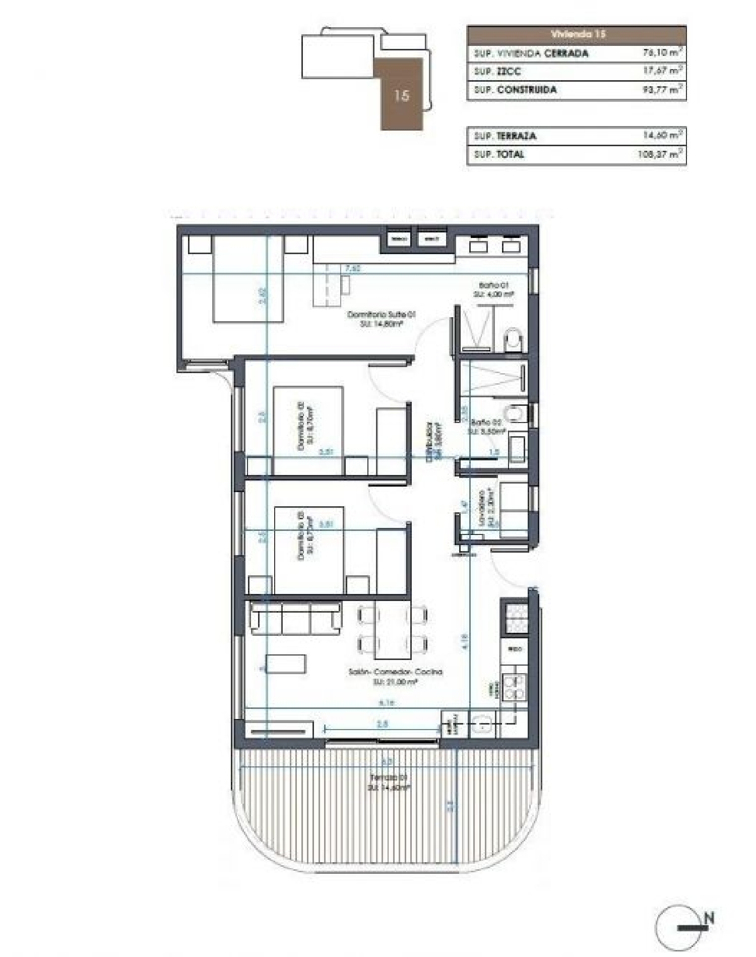  till salu lägenhet Guardamar Del Segura Baix Segura 13