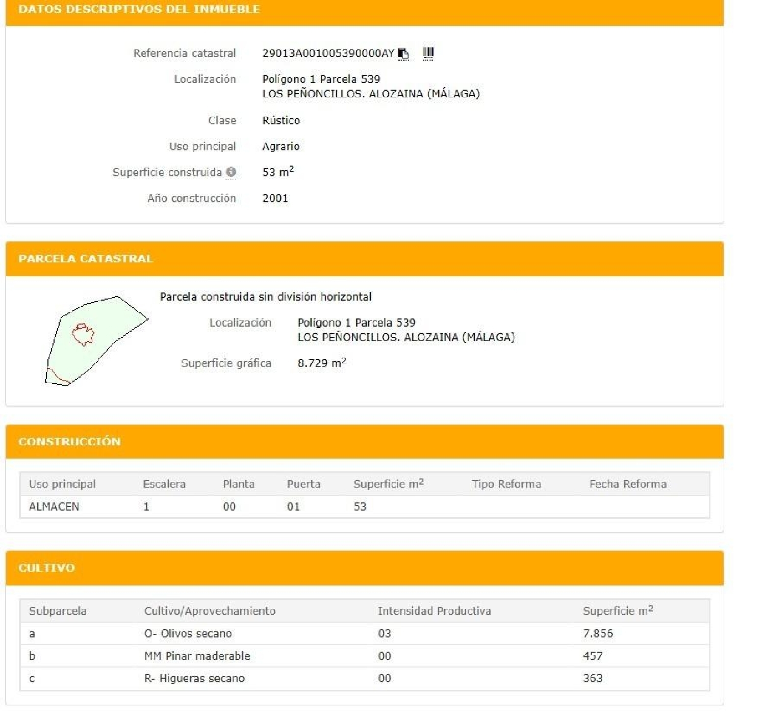 à vendre maison de campagne Alozaina Sierra De Las Nieves 6