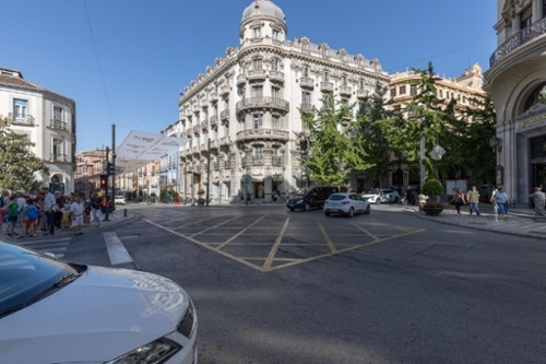 Barrio De Granada Alacantí parkering foto 6322825