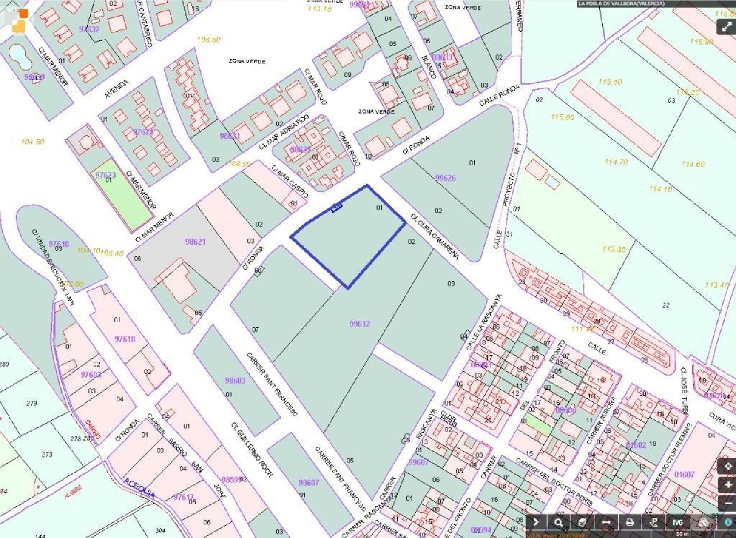  en venta terreno La Pobla De Vallbona Camp De Túria 5