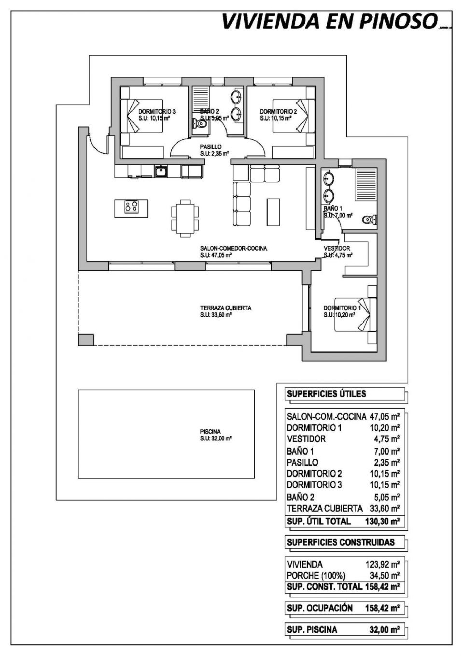  kaufen Villa Pinoso Vinalopó Mitjà 19