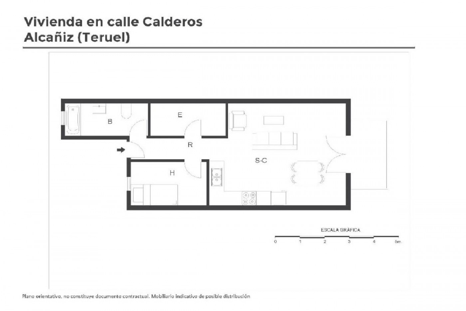  till salu lägenhet Alcañiz Bajo Aragón 1
