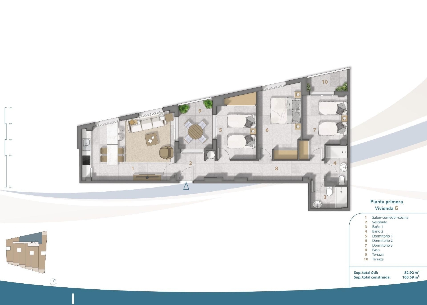  till salu lägenhet Barrio De La Concepción Campo De Cartagena 12