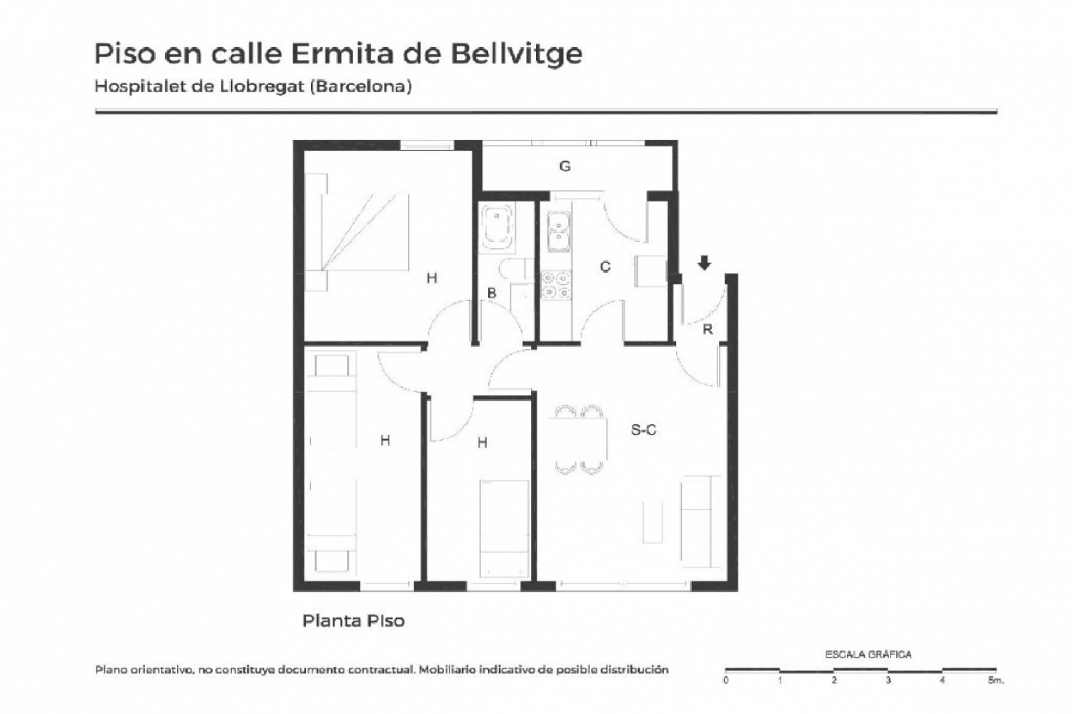 till salu lägenhet Bellvitge Barcelonès 1
