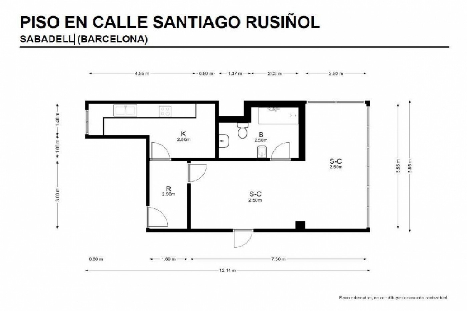 till salu lägenhet Campoamor-Espronceda-Termes Vallès Occidental 3
