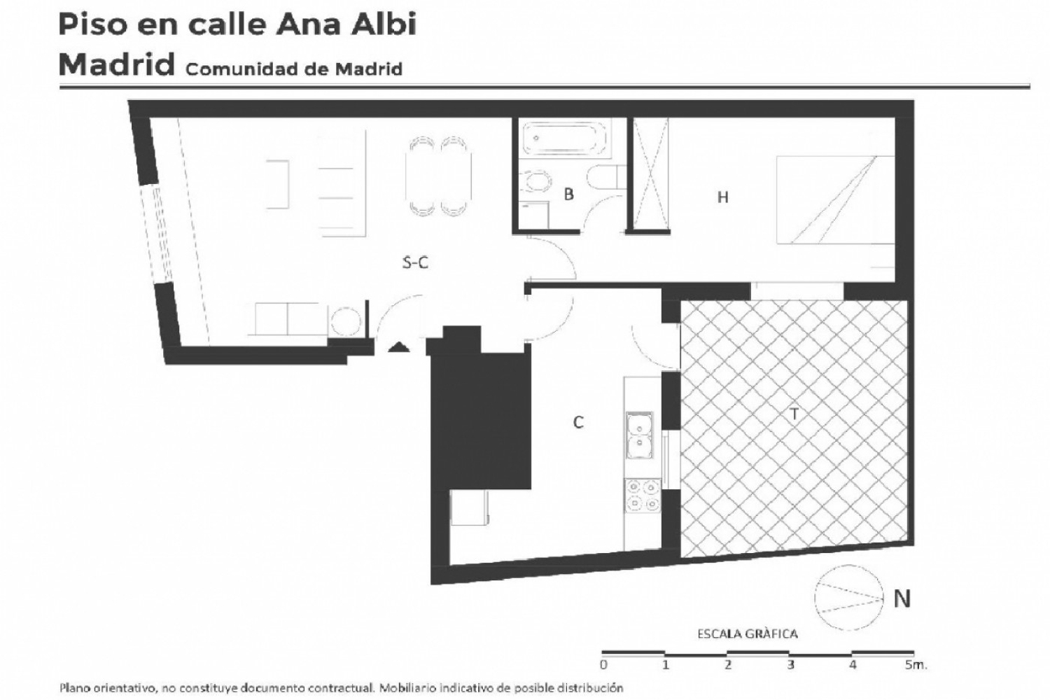  till salu lägenhet Carabanchel-Abrantes Madrid Capital 1