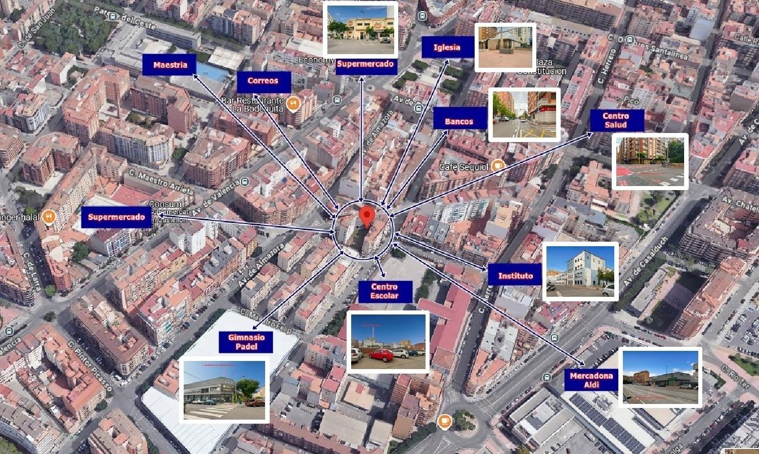  till salu lägenhet Castellón Sur 12005 Plana Alta 3