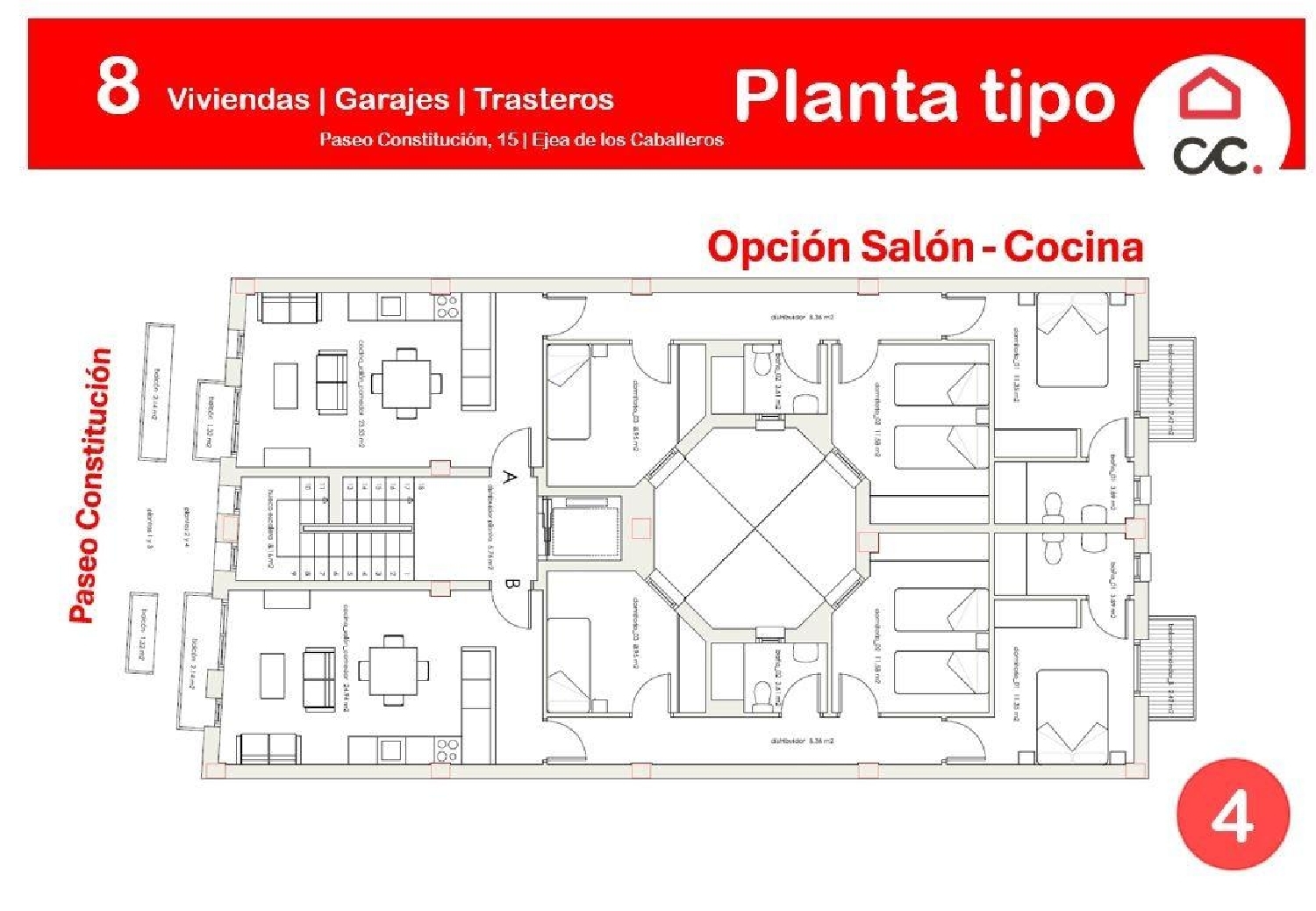  à vendre appartement Ejea De Los Caballeros Cinco Villas 5