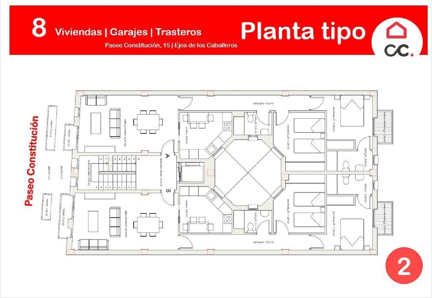 à vendre appartement Ejea De Los Caballeros Cinco Villas 3