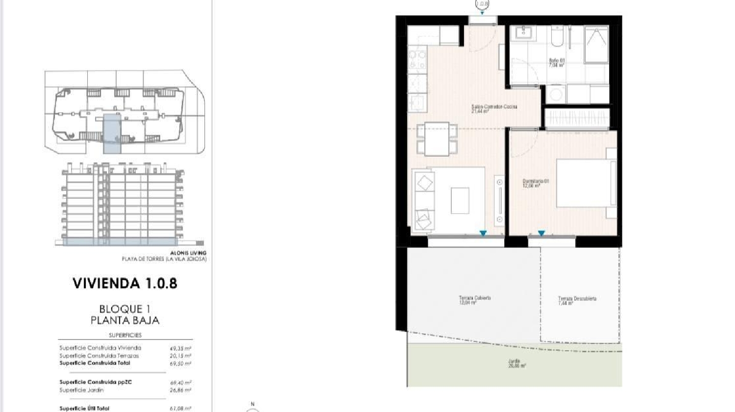  till salu lägenhet Garden Curt-La Paloma Marina Baixa 8