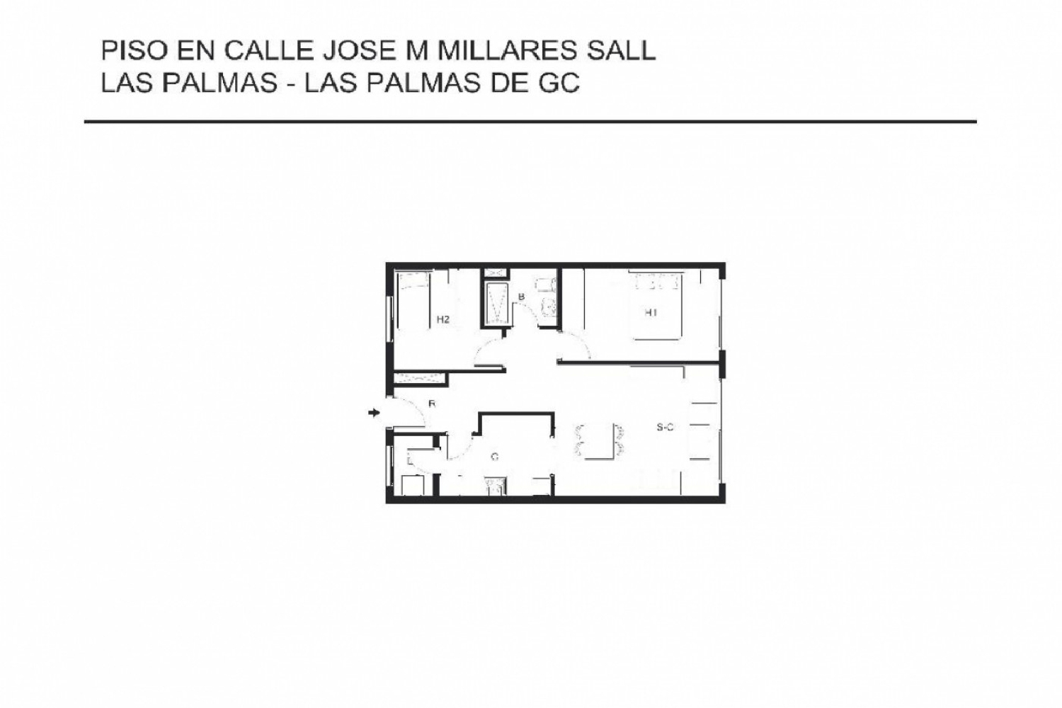 till salu lägenhet La Milagrosa Palmas De Gran Canaria (Las) 2