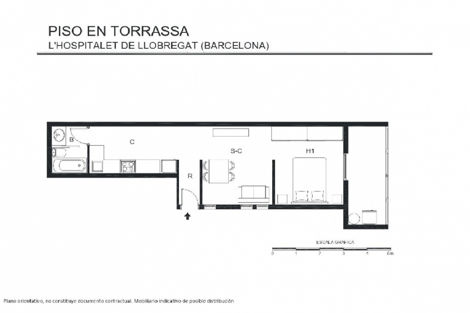 till salu lägenhet La Torrasa Barcelonès 1