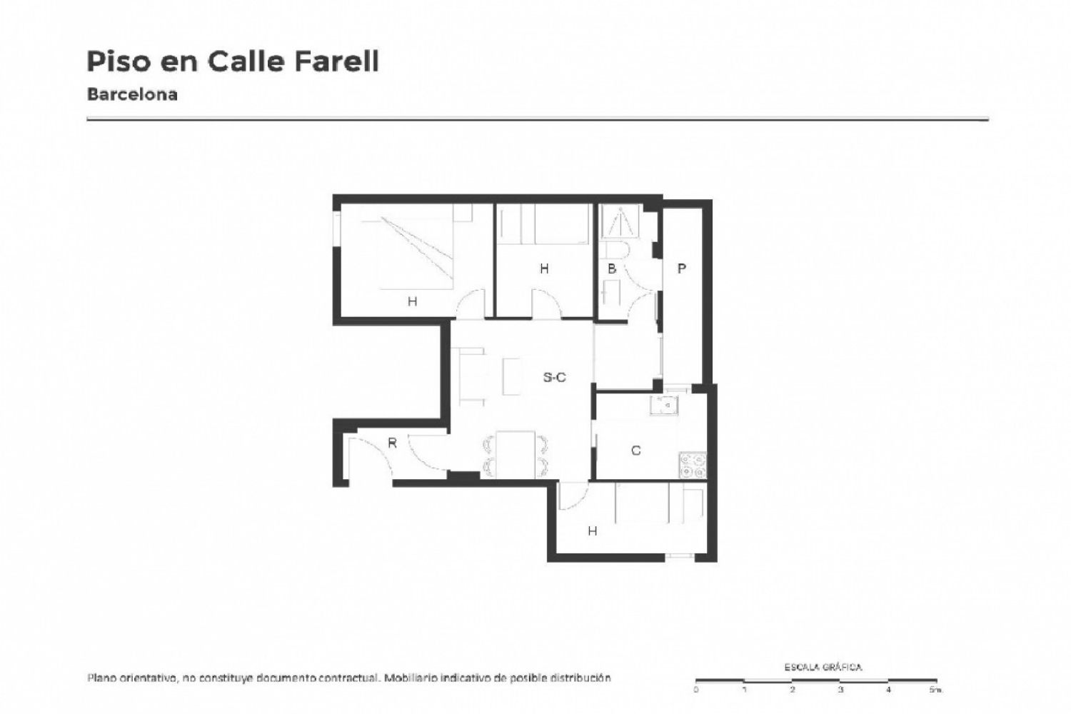  till salu lägenhet Les Corts-Les Corts Barcelonès 1