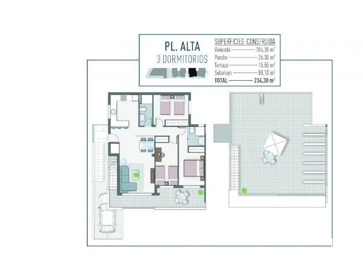  till salu lägenhet Los Hortelanos Baix Segura 7