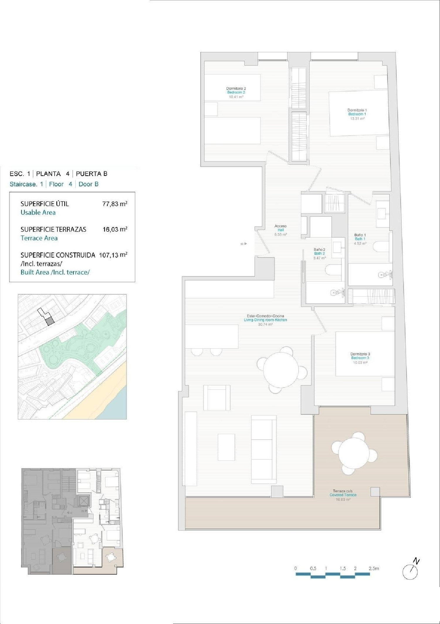  till salu lägenhet Plans Marina Baixa 6