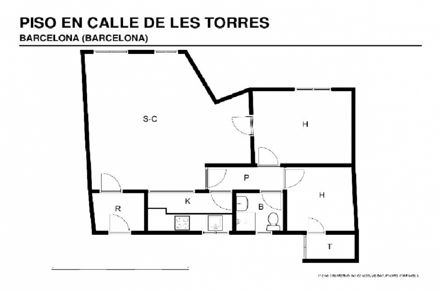  en venta apartamento Nou Barris-La Guineueta Barcelonès 6