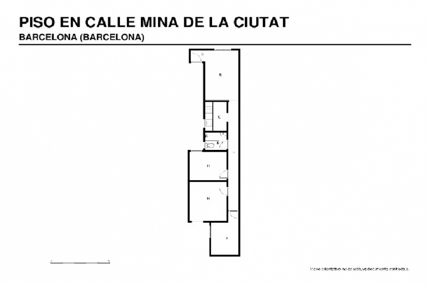 en venta apartamento Nou Barris-La Guineueta Barcelonès 3