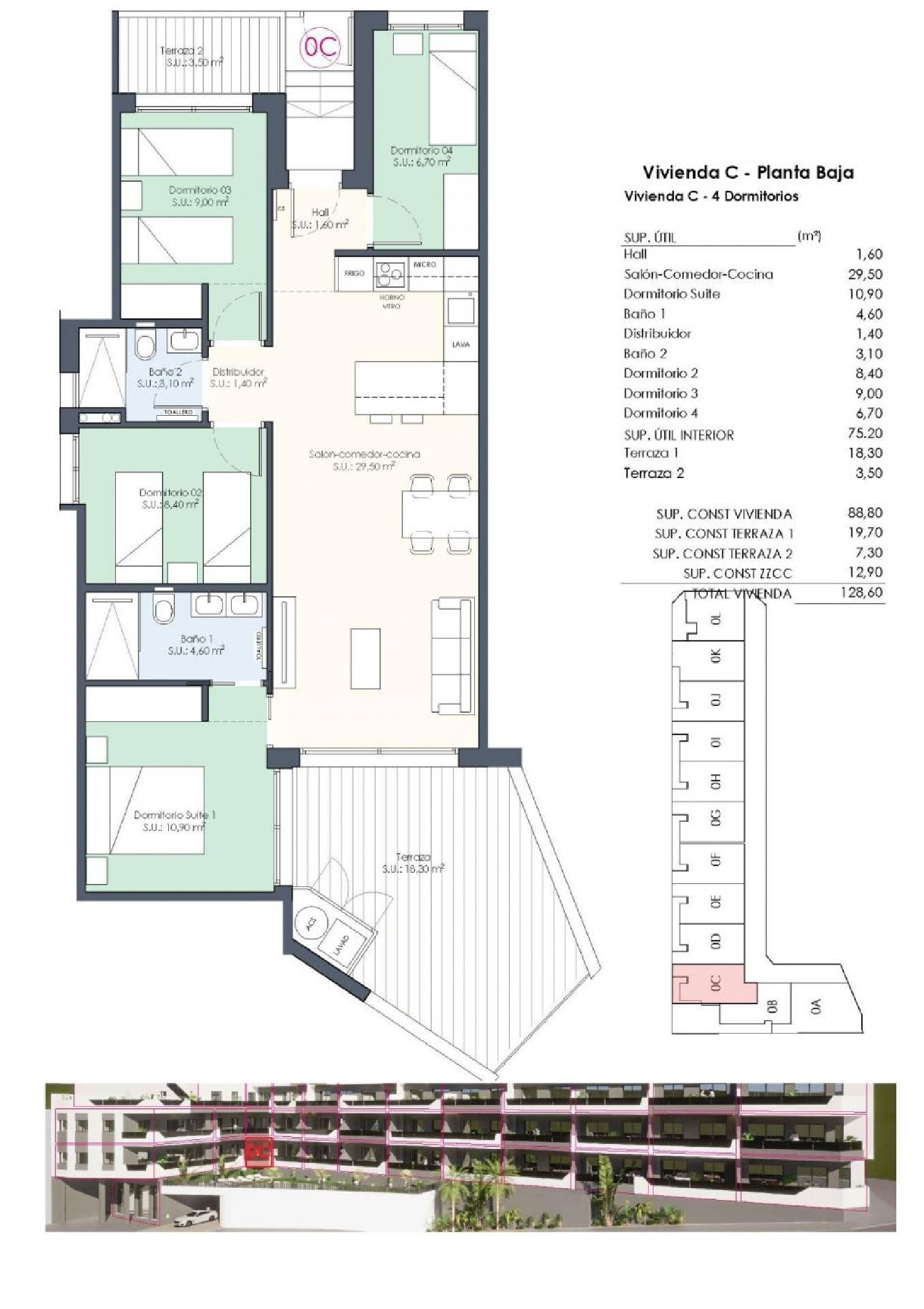  for sale apartment Bigastro Baix Segura 33