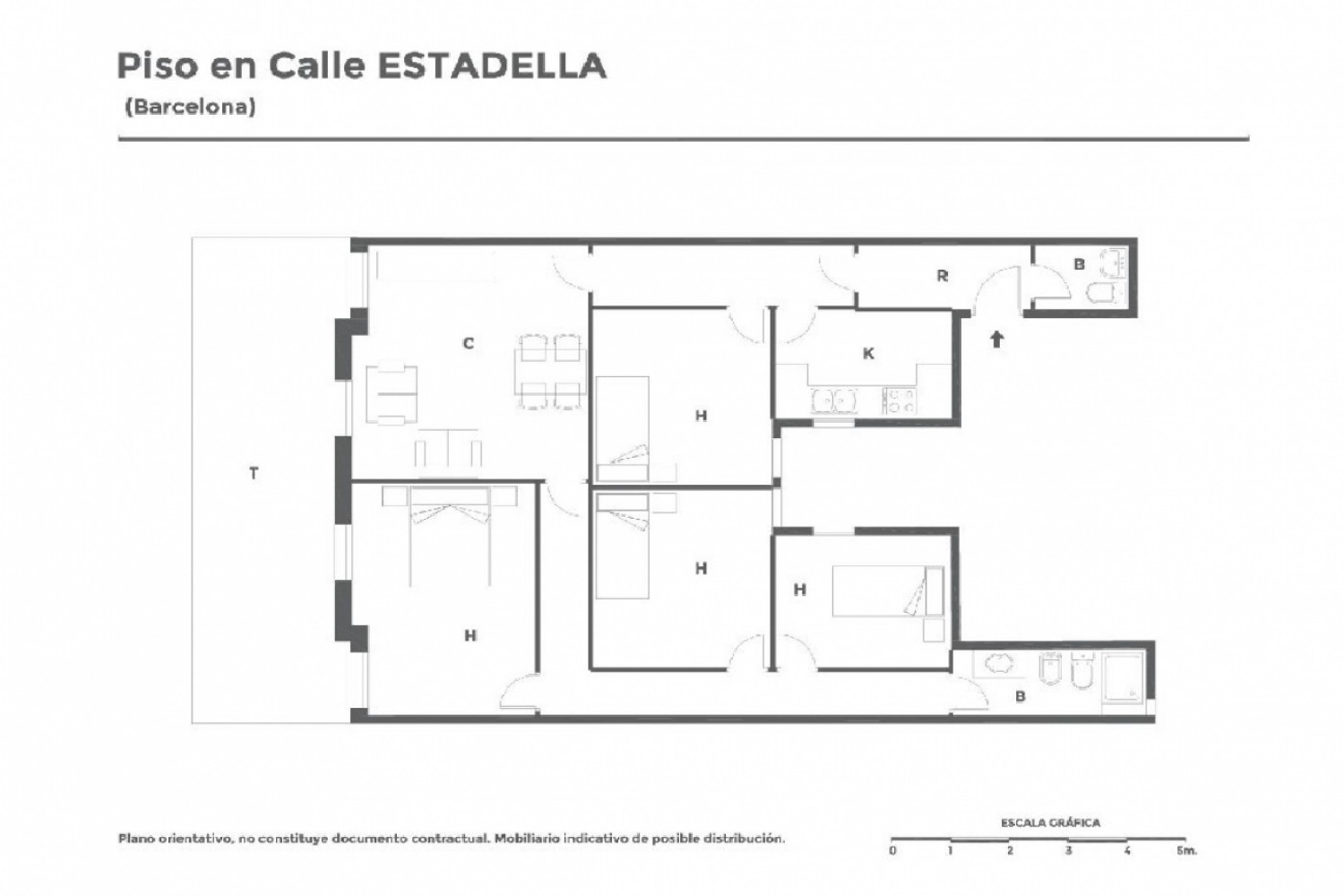  à vendre appartement Sant Andreu-Baró De Viver Barcelonès 1