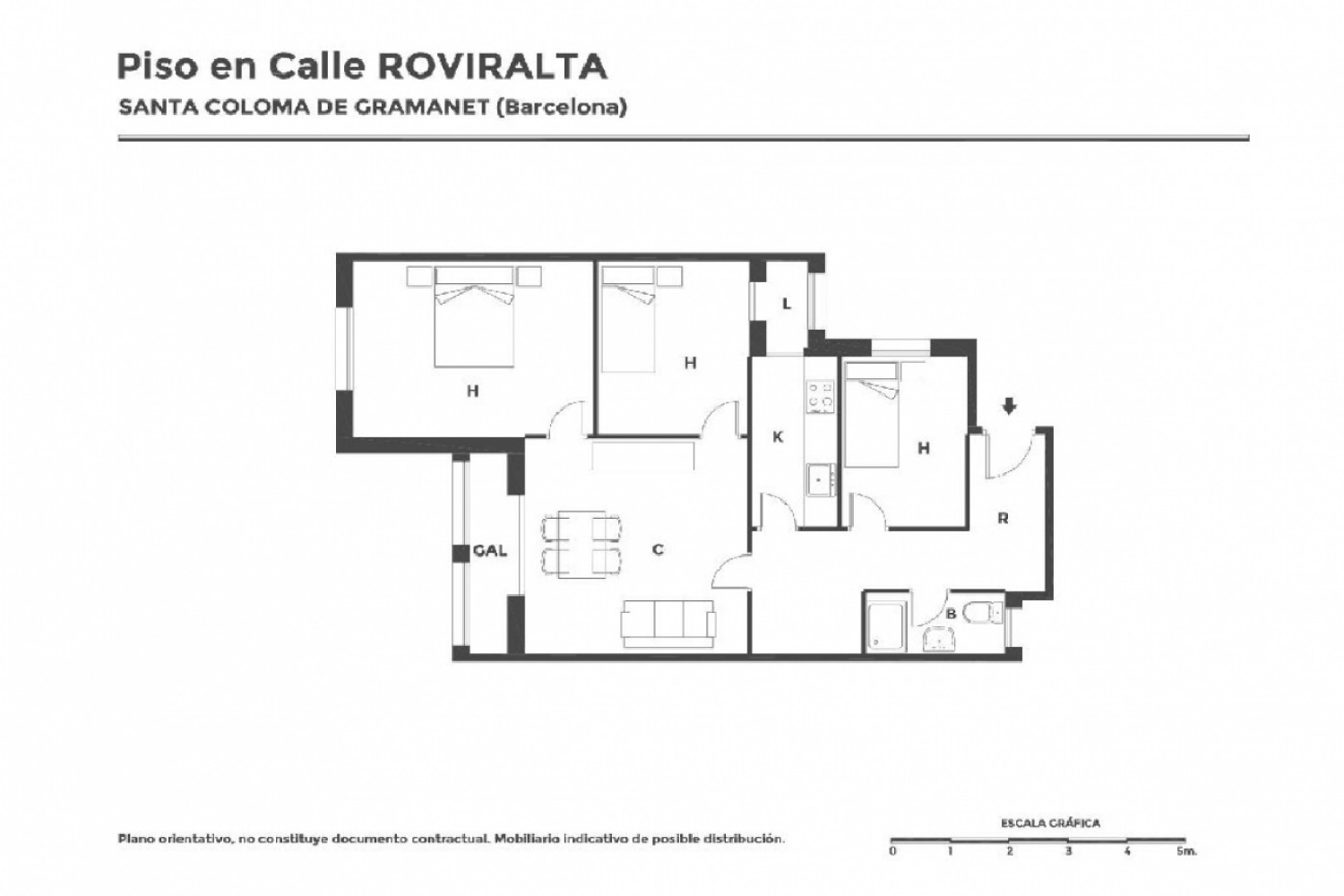  till salu lägenhet Santa Coloma De Gramenet Fondo 08922 Barcelonès 1