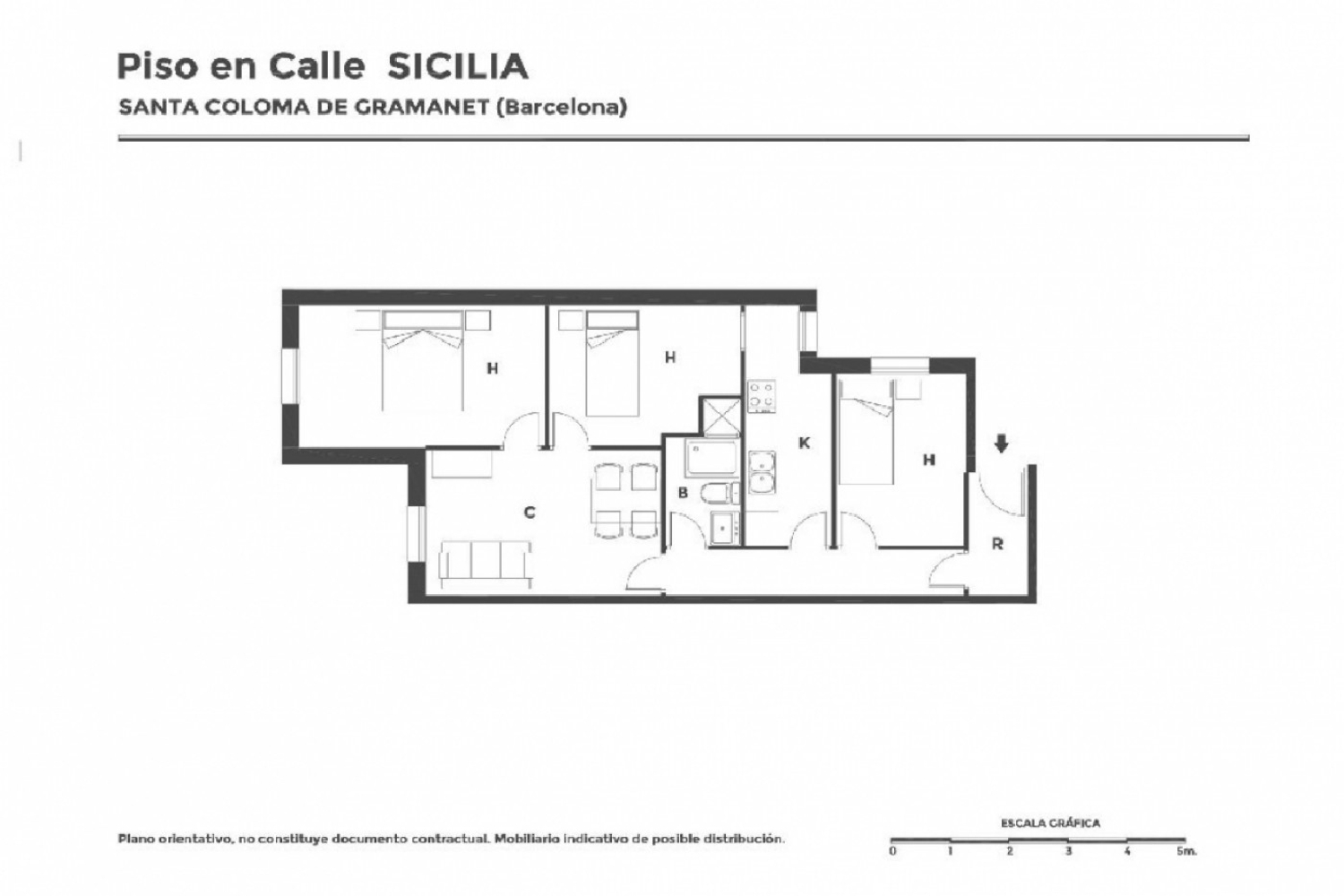  till salu lägenhet Santa Coloma De Gramenet Centre 08921 Barcelonès 1