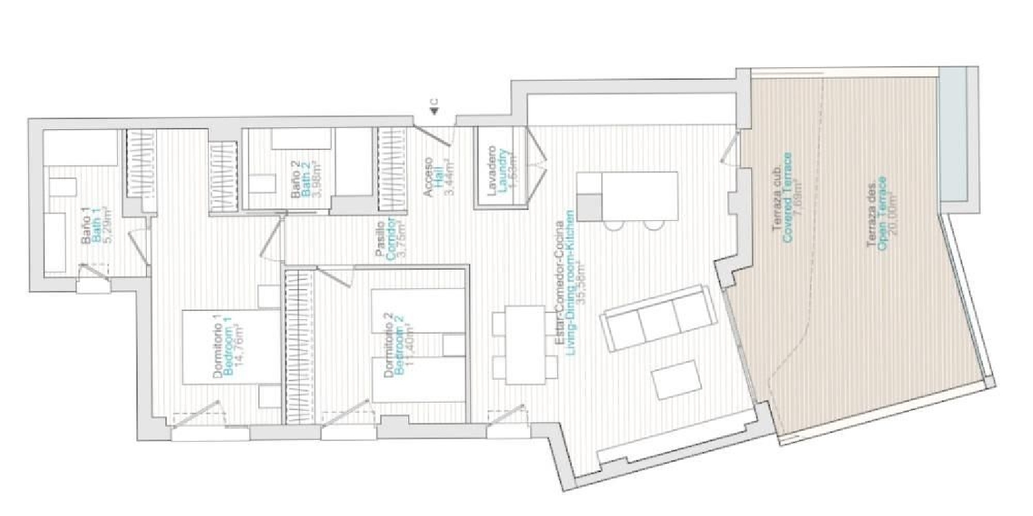  till salu lägenhet Venta Lanuza Alacantí 8