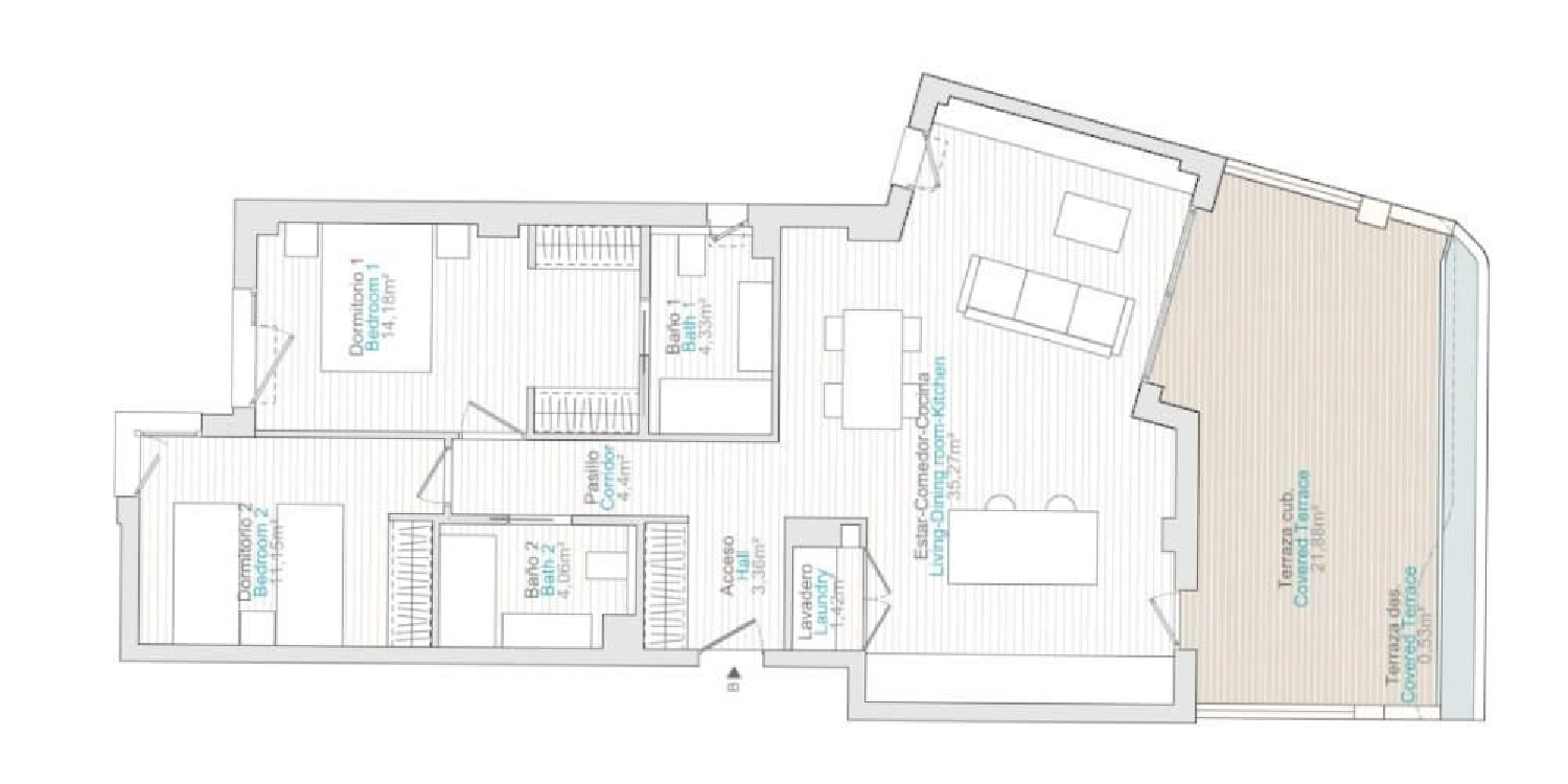  till salu lägenhet Venta Lanuza Alacantí 6