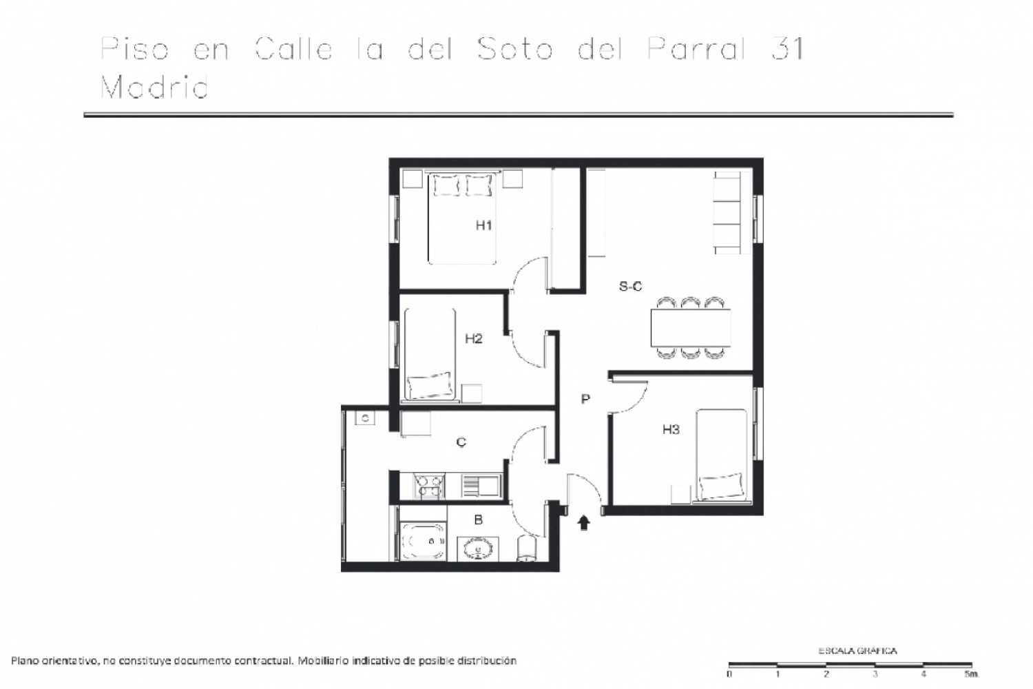  till salu lägenhet Villaverde-Los Ángeles Madrid Capital 6