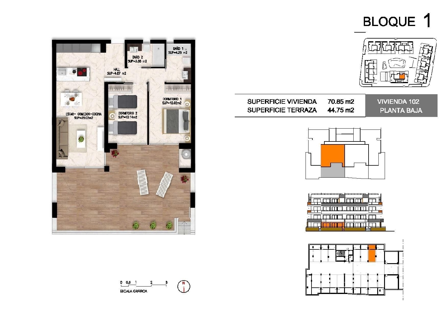  à vendre appartement Playa De Los Locos-Aguas Nuevas-Torreblanca Baix Segura 35